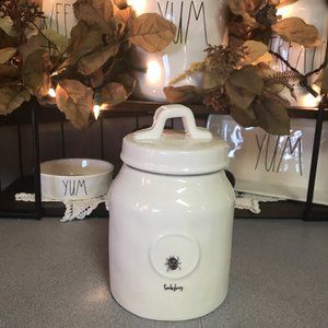 Rae Dunn LADYBUG 2017 Canister ~ Lots of dimples